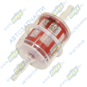 Фильтр ГО топлива ф46 L=122; 2 выхода ф6 для а/м с объемом двигателя до 2700 см3 Д